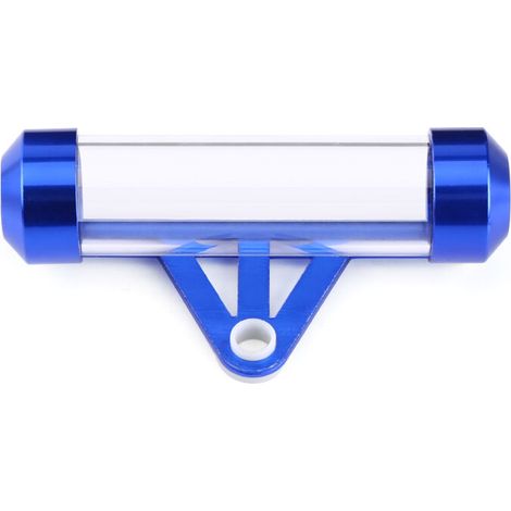 Porte-disque de stationnement moto étanche bleu cylindrique (1/3)