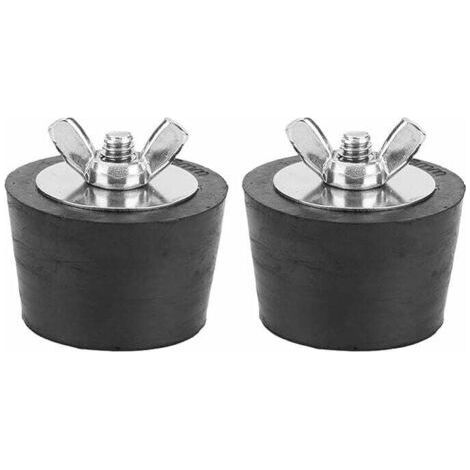 2Pcs Swimming Pool Winterization Plugs, 38mm/1.5in Rubber Expansion Gel Plug for Swimming Pool Spa Piping Winter Fittings Maintenance,GU.B/good (1/5)