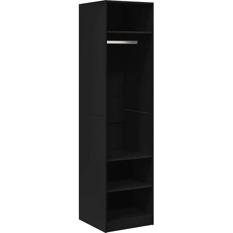 Maison Exclusive - Armario de madera contrachapada negro 50x50x20 (1/5)