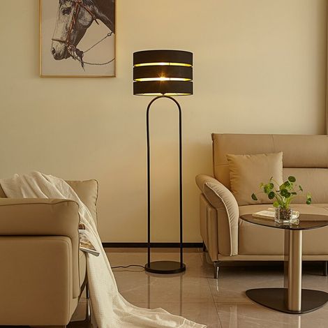 [GEBRAUCHT] B-Ware Lindby Tsomo Stehleuchte Stehlampe Standleuchte Leuchte Lampe Licht Stoff Ø40 cm (1/2)