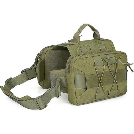 Sac à dos tactique pour chien 1000D : sacoche de harnais pour chien avec poignée, adaptée aux chiens de taille moyenne à grande, pour la chasse, le dressage et la randonnée. (1/4)