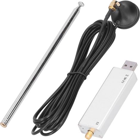 RTLSDR R820T2 V3 RTL2832U Radio logicielle Antenne télescopique Base Radios Antennes (1/5)
