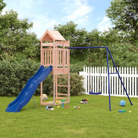 Spielturm Massivholz Douglasie vidaXL