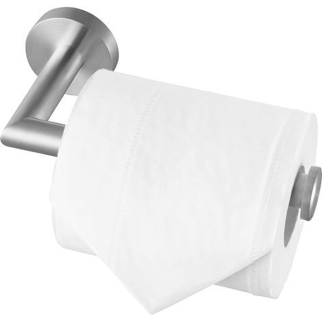 1 Support Papier Toilette Mural, Acier Inoxydable SUS 304, Finition Acier Brossé, Montage Horizontal Ou Vertical, Pour Salle de Bain