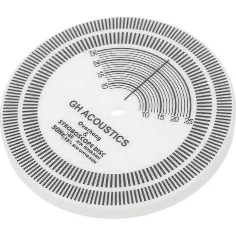 Tests de détection de la vitesse de rotation, disque de mesure de la vitesse d'enregistrement vinyle-- (1/5)
