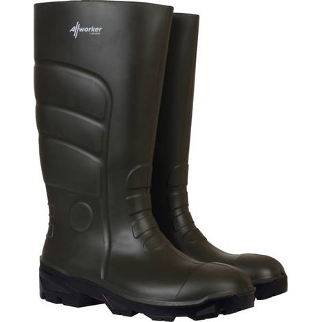 Stivali di sicurezza Allworker S5 - Verde kaki - Taglia 43 - Ars5vt-43