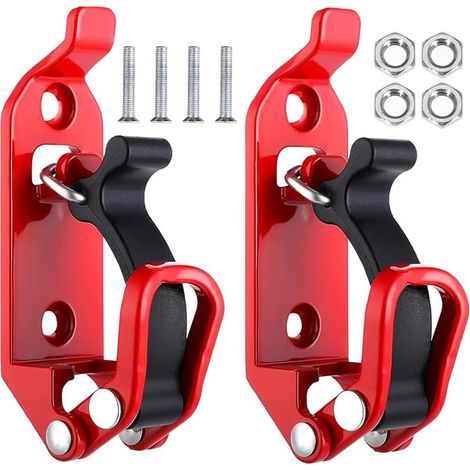 Support de Pelle pour galerie de Toit, Pinces métalliques en Caoutchouc, Supports de Fixation Murale, kit de Fixation pour portehache pour Camion, Bateau
