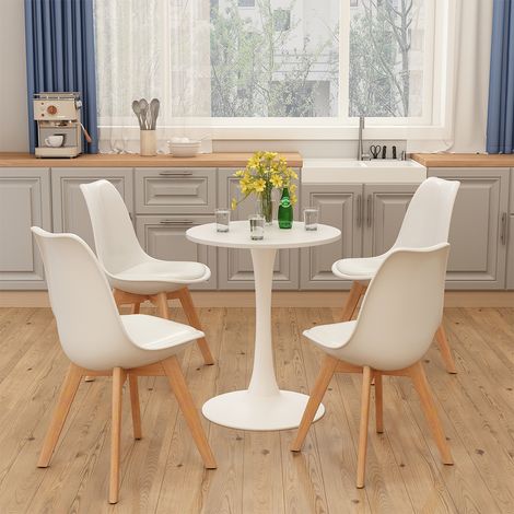 tavolo da pranzo Carl, Bianco, 60 x 60 cm, Vicco