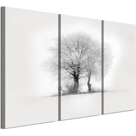 Quadro su tela italiana 90 x 60 cm trittico - stile minimalista - natura Quadro su tela italiana 120 x 80 cm trittico - stile minimalista - natura (1/5)