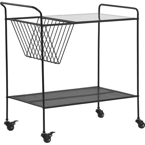 Servierwagen ALAMO Metall Schwarz