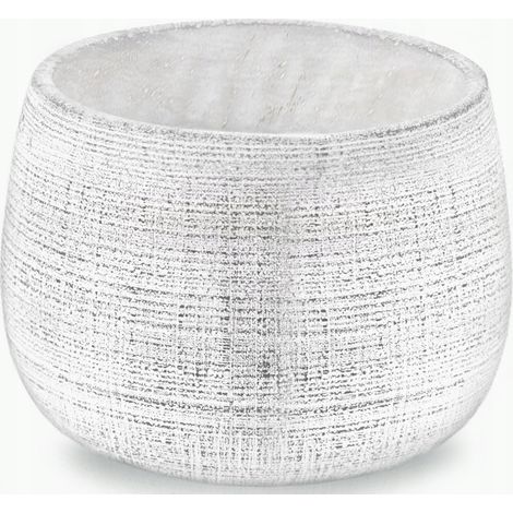 Cubierta para maceta de hormigón, gris, 17 cm