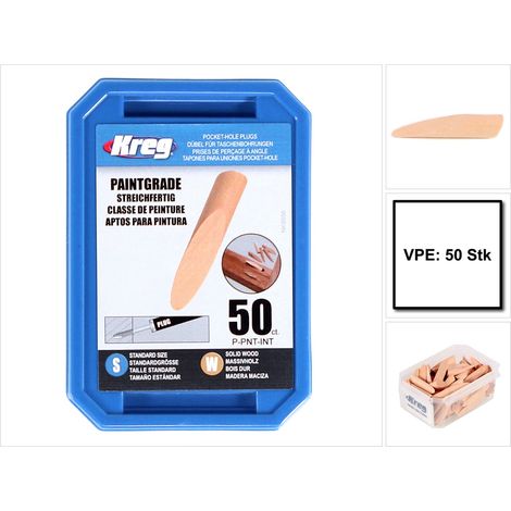 KREG Copriforo in legno massiccio - Pino 50 - P-PNT-INT
