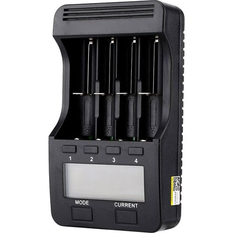 Chargeur Intelligent Liitokala Lii-500 avec Écran LCD - 4 Emplacements pour Batteries Rechargeables Ni-MH Ni-Cd Li-Ion (1/5)