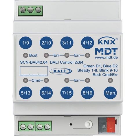 Steuergerät MDT SCN-DA642.04 8x8x10 cm DALI 2x64