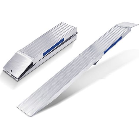 Verladeschienen ohne Rand, klappbar - Breite 250mm, 3000mm lang, 800kg Tragkraft - COK30/08