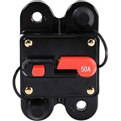 Interruttore automatico a ripristino automatico controllato da inverter, adatto per sistemi di protezione automobilistici, marini e per yacht - 12V-24V (Specifiche: 50A). (1/5)