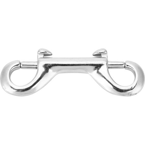 Agrafe en acier inoxydérable double pour plongée sous-marine, crochet à clip robuste (65mm) (1/5)
