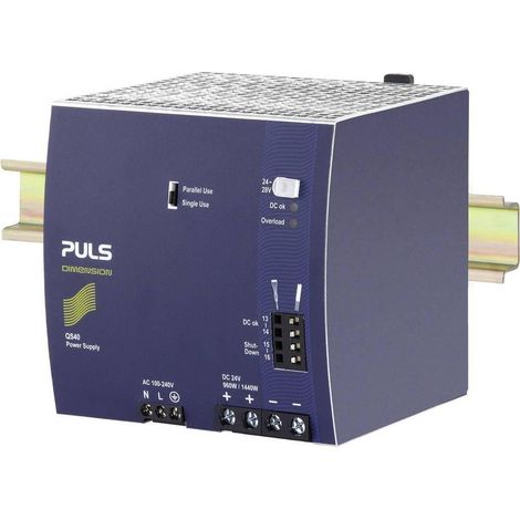 Alimentatore PULS DIMENSION per guida DIN 24 V 40 A argento