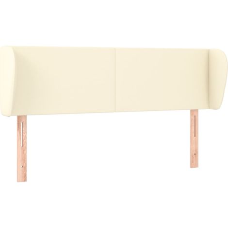 Maison Exclusive - Testiera ad Orecchio Crema 147x23x78/88 cm in Similpelle