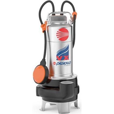 Elettropompa sommergibile, pompa per acque nere pedrollo vxm15/35-n, monofase 230v 50hz, 1,5 hp, lunghezza cavo 10m, ped 48sgv91b0a1u (1/2)
