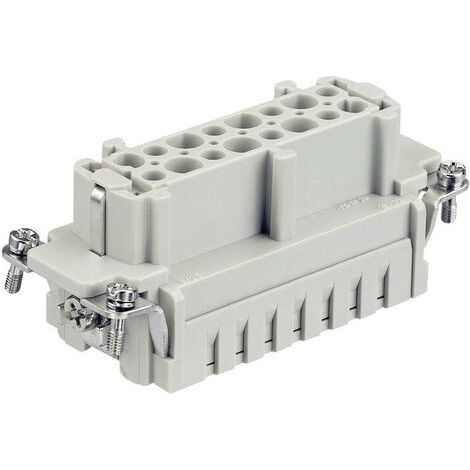 HARTING 09330162702 Insert femelle Han® E 16 + PE à sertir 1 pc(s) D10358 (1/2)