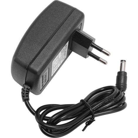 Adaptateur secteur 12 V 3 A, câble de 94 cm (37 pouces), prise européenne, connecteur 5,5 x 2,5 mm. Compatible haut-parleur, panneau publicitaire LED, écran LED, console de jeux et téléphone. (1/5)