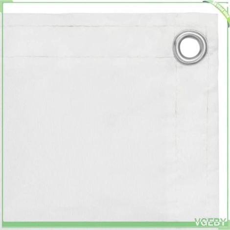 Écran de balcon - FAFEICY - 134899 - Blanc - 120 x 600 cm - Tissu Oxford enduit PU (1/4)