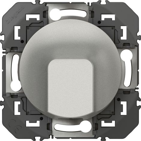 Sortie de câble standard LEGRAND Dooxie aluminium (1/5)