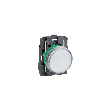 Lampada spia completa Ø22 - IP65 - bianca - led integrato - 120V - XB5AVG1