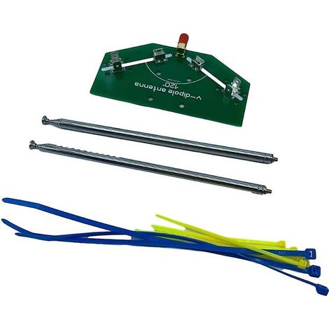 Récepteur de fréquence 78 MHz - 1 GHz, antenne cornet à dipôle en V positif 137 MHz, kits d'oscillateur à monter soi-même. (1/5)