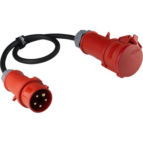 Netzteil 1M Stecker 16A 5P auf Steckdose 32A 5P 400V