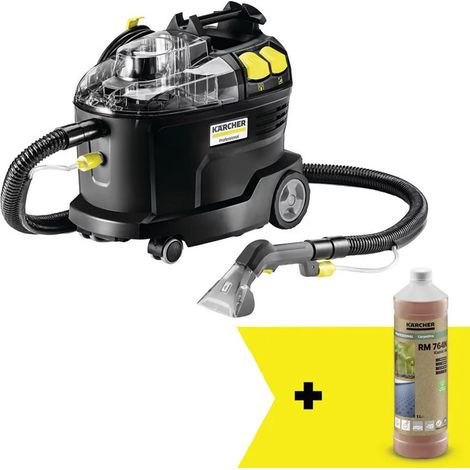 Injecteur-extracteur  Puzzi 8/1 KARCHER  (GoFurther)  - 1.100-249.0  - en noir avec 44 % de plastique recyclé