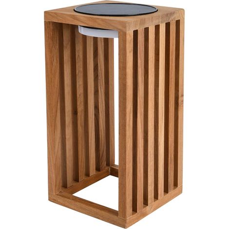 Lumisky – Lanterne solaire rechargeable 30cm – CHENNAI – 3 niveaux d'intensité – Autonomie jusqu'à 16h – IP44 pour extérieur