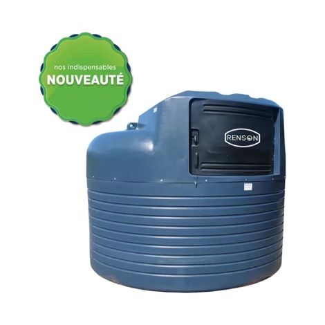 Cuve stockage fuel eco 5000L pompe 50L/min avec enrouleur (1/2)