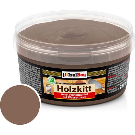 Holzkitt Spachtelmasse Holzspachtelmasse Außen Innen 250g Wenge ( Nr. 22 ) (1/5)