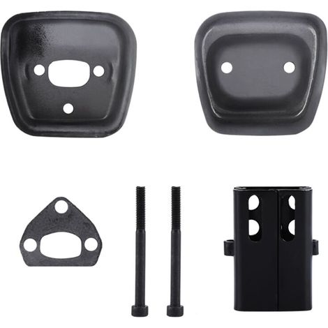 Plaque de protection de refroidissement du pot d'échappement compatible avec les tronçonneuses Husqvarna 142, 137, 141, 36 et 41. (1/5)