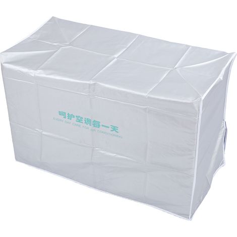 Protection Climatiseur Extérieur Universel Épais Anti-Poussière Anti-Pluie Anti-Soleil pour Unité Extérieure 3P 98x40x75cm (1/5)