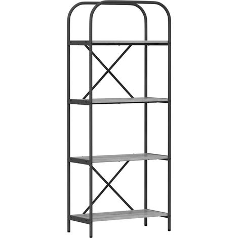 Maison Exclusive - Bücherregal Graues Sonoma 60 x 30 x 146 cm Hol