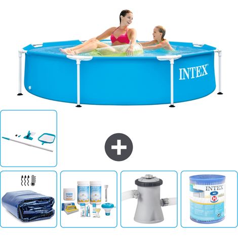 Intex Piscine Tubulaire Ronde - 244x51 cm - 6-pièces  S31415 (1/5)