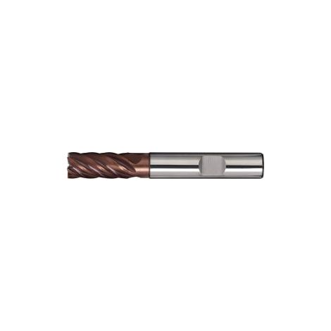 Fresa de vástago DIN 6527L TipoN D.6mm VHM TiAlN 35-38Grados HB Z.6 larga TECWERK (1/2)