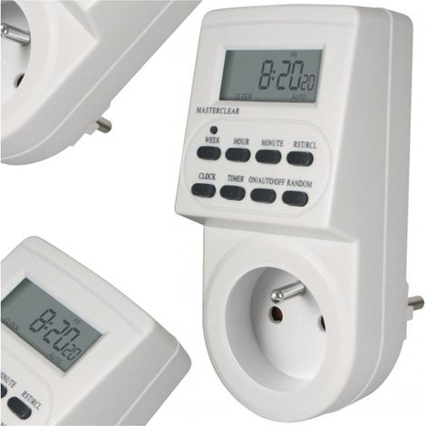 Timer elettronico con display 230V/16A, certificato CE. (1/5)