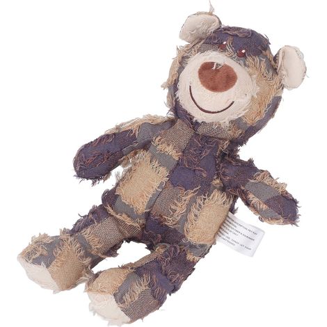 Jouet pour chien couineur en peluche, ours robuste et indestructible pour animaux de compagnie (1/5)