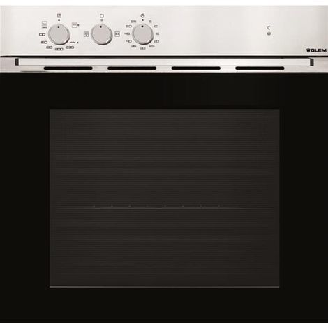 Einbaubackofen 62l 60cm mit edelstahl emaille - Glem - GFMG51IX