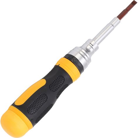 7-teiliges Multifunktions-Schraubendreher-Set mit Bits, hohe Härte, ergonomischer, rutschfester Griff, professionelles Set (1/5)