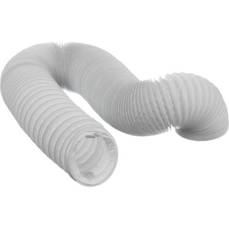 Ø 80mm / 10m Tuyau D'évacuation D'air en PVC Flexible - Tuyau de Ventilation pour Climatisation, Sèche-linge, Hotte (1/5)
