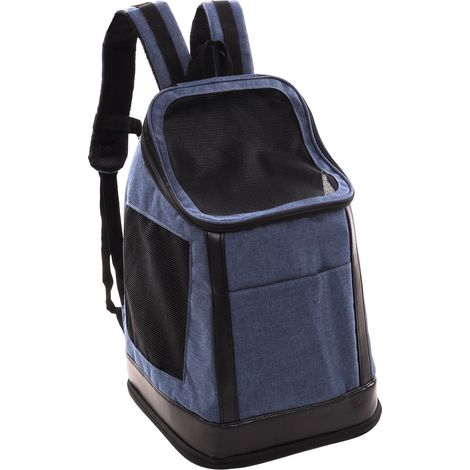 Sac à dos nestor bleu 35 x 30 x47 H pour chien max 7 kg - Flamingo (1/5)