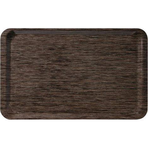 Plateau de service en mélamine GN1/1 wengé - 530 x 325 x 19 mm - ROLTEX