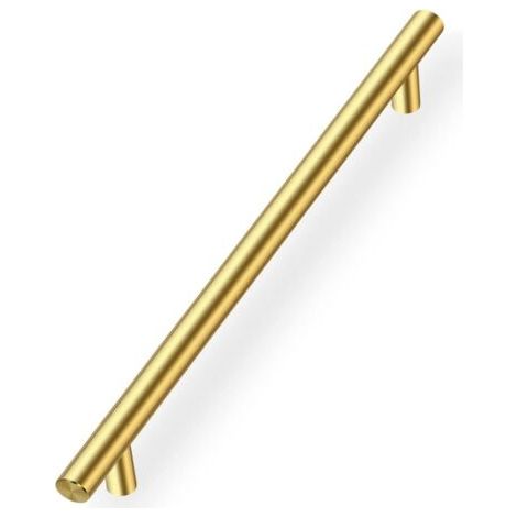 Pr Ersandy – Lot de 10 poignées de meuble dorées en acier inoxydable – Entraxe 192mm – Design ergonomique pour installation stable – Vis incluses (1/5)