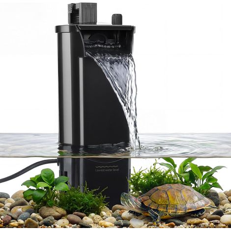 Pompe filtrante cascade à faible niveau d'eau, filtre interne pour aquarium (1/5)