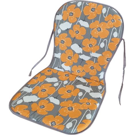 cuscino con schienale per sedia giardino "amoa" monoblocco, 44x78x3 cm (1/2)